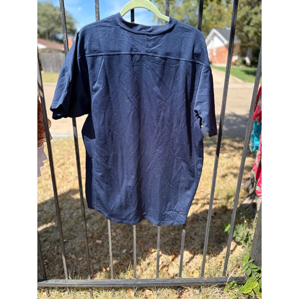 Nike Navy Blue Short Sleeve T-Shirt Athletic Sportswear Men's - Picture 4 of 4